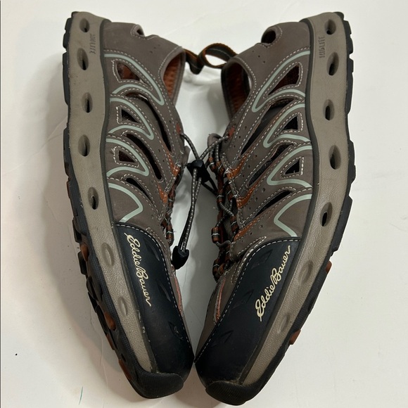 Eddie Bauer Midlite Outdoor Sandals Gray Brown Green‎ 14 main image 4